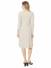 Tianello "Semina" Knit Jacquard "Ballet" Dress