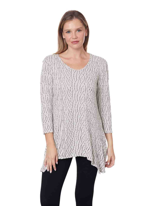 Tianello" Sequoia" Knit Jacquard "Asbury" Tunic