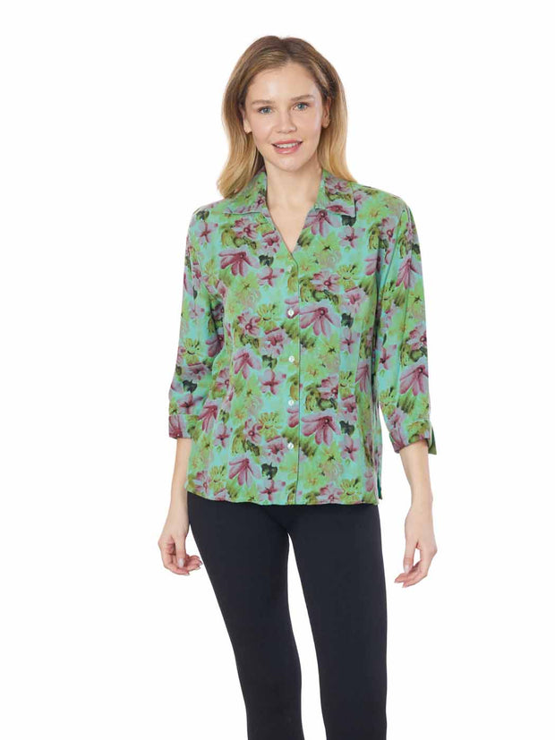 Tianello TENCEL™ "Descanso" Print "Suzy" Blouse