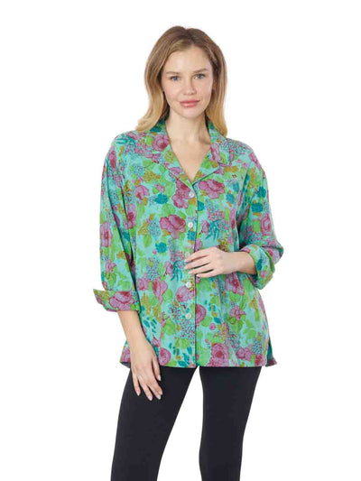 Tianello TENCEL™ "Marseille" Print "Aida" Blouse 