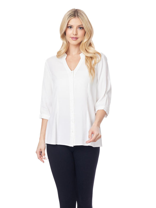 Tianello TENCEL™ Garment Dyed "Hali" Blouse