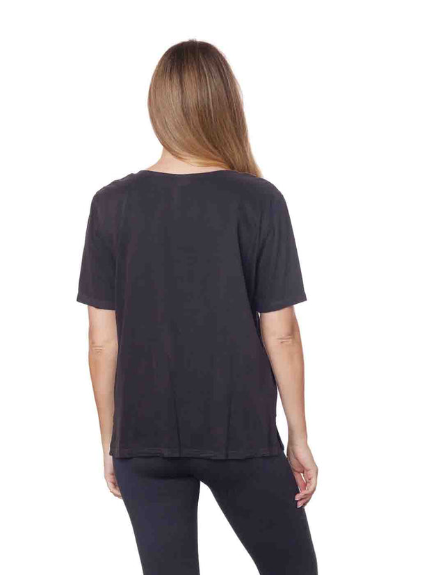 Tianello TENCEL™ "Twill" Short Sleeve "Tess" Blouse