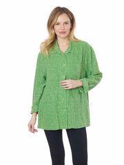 Tianello Tencel  "Vine"  Jacquard "Alejandra" Blouse