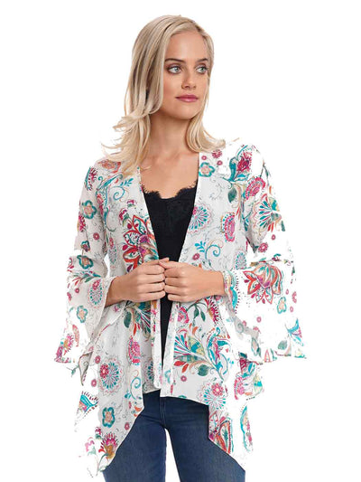 Tianello Casablanca Washable Silk "Kai Kimono"-Wash