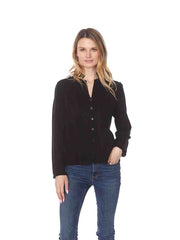 Tianello TENCEL™  "Jillian" Blouse/Jacket-Black